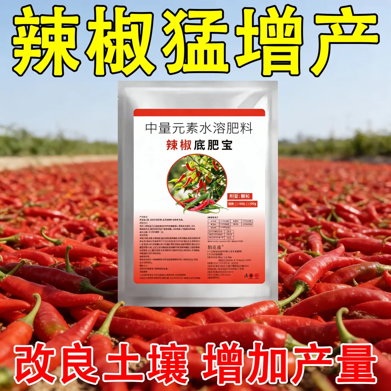 辣椒底肥宝中量元素改良土壤