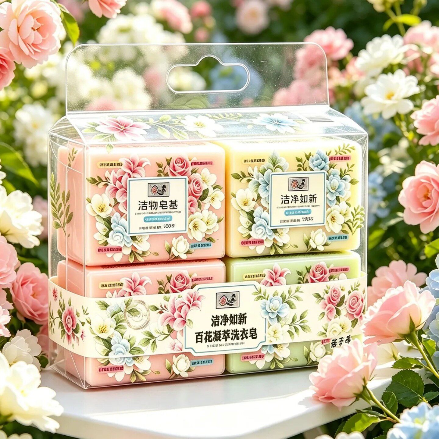 百花凝萃花香洗衣皂婴童留香