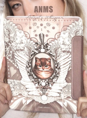 ANMS《Angel's Whisper-天使的低语》磁吸可拆分旋转360度适用于苹果Air7iPad11Mini710.9防摔笔槽平板保护壳