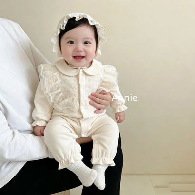 2026春装纯棉女宝公主连体衣