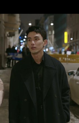 吴磊同款毛呢大衣中长款秋冬季男士羊绒风衣绅士外套双排扣韩风