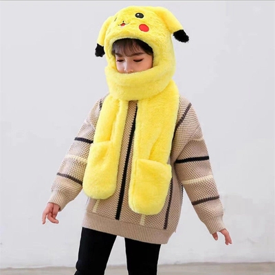 儿童帽子耳朵会动男女宝冬季保暖