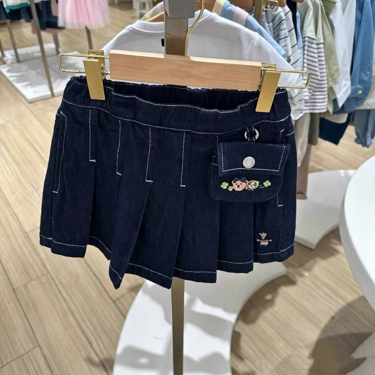 验货2026夏季新款女童基础款百搭潮流裙裤牛仔短裤休闲裤