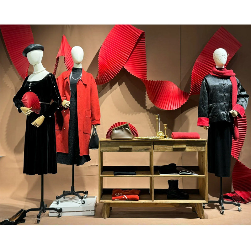 2026马年服装店铺瓦楞纸场景布置过年春节元旦挂饰装饰新年快乐,节庆用品/礼品,拉花,淘宝优惠券,粉丝福利购,淘宝优惠卷