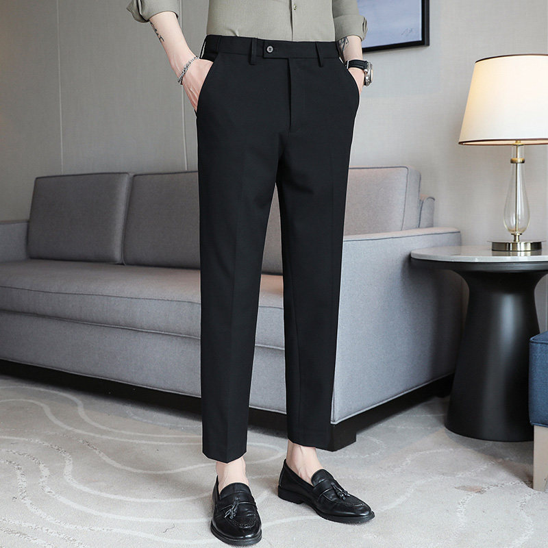 商务休闲修身时尚百搭伸缩腰男士九分西裤XK003-P68有做长裤,男装西裤,星座1606-1