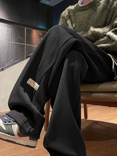 Весенние летние штаны для школьников, трендовые джинсы с начесом, повседневные брюки, оверсайз