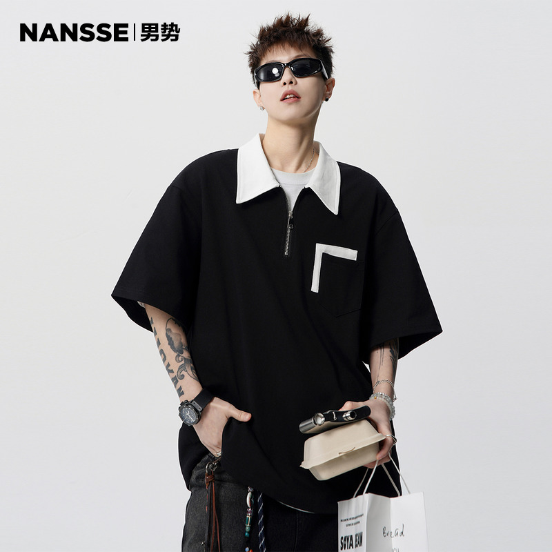 NANSSE230G重磅polo衫短袖t恤男