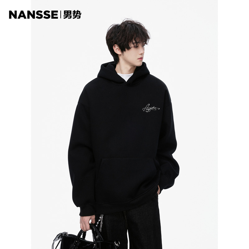 NANSSE连帽卫衣男款美式高街潮流