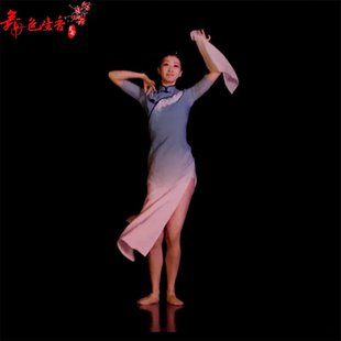 演出服艺考桃李杯六月茉莉古典舞蹈服女新款 飘逸表演舞台服饰定制