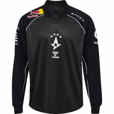 Csgo阿汤哥Dev1ce同款astralis2025战队定制长袖Polo衫同款定制