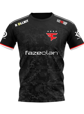 FAZE CLAN队服T恤s1mple短袖CSGO战队周边rain总监选手服TWISTZZ