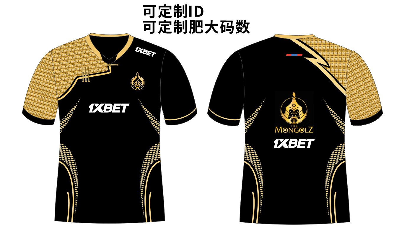 The Mongolz战队服蒙古队服短袖csgo可定制ID衣服major海蛇队服