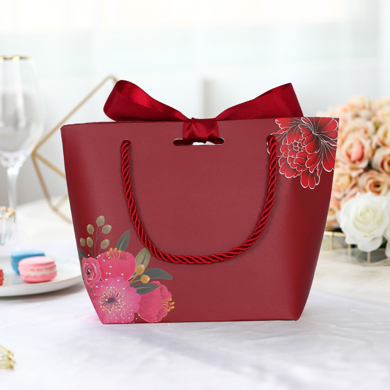 中华喜铺 创意定制LOGO生日送礼手提袋纸袋ins风礼物袋礼品包装袋