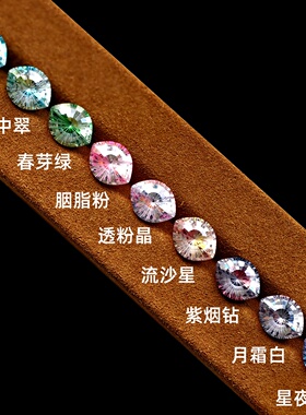 高火彩流光星眸切高碳钻裸石眼睛