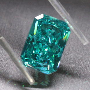 雷迪恩冰花切工帕拉伊巴碧玺裸石蓝绿色宝石彩宝戒指面吊坠未镶嵌