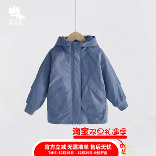 【实体同款】波波龙童装男童外套冬装薄棉2141043853