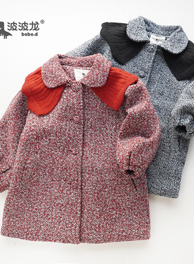 波波龙女童冬季夹棉外套NTQ2117529