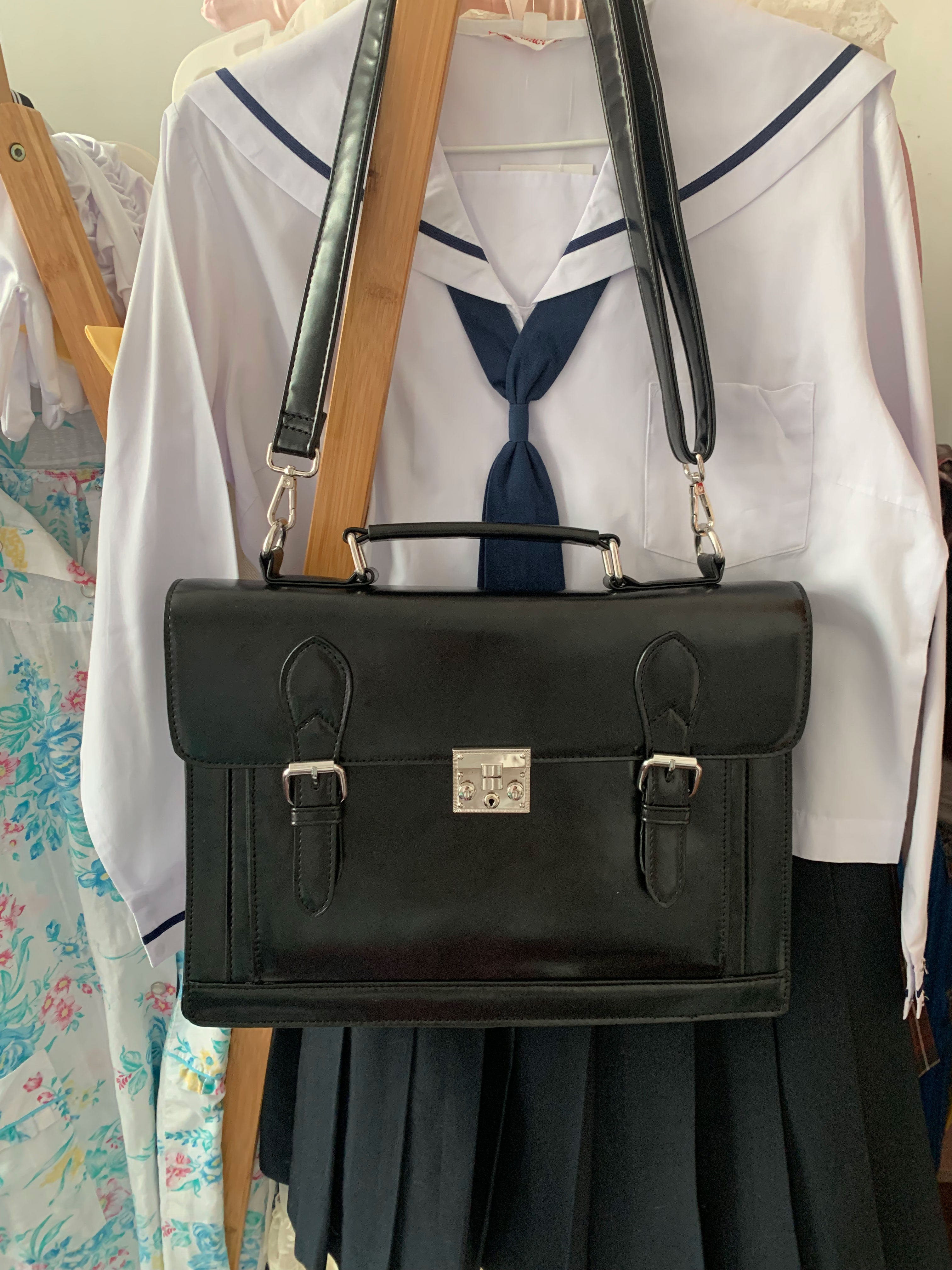 麦麦自制 日系jk制服包校供感邮差公文包日本正统学院双肩包手提