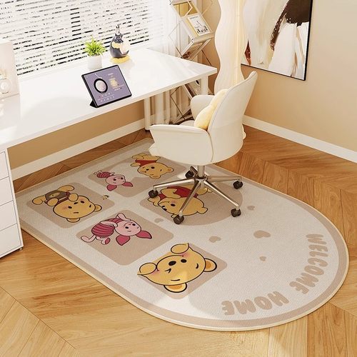 卡通电脑椅子地垫转椅防滑地毯垫