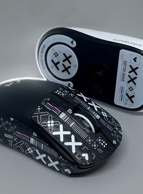 鼠标gpw防滑贴吸汗 GPX二代玻璃脚贴一代蜥蜴皮防滑贴G PRO脚垫