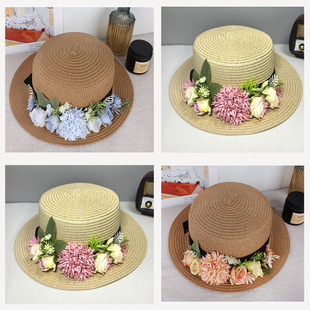 三八节手工草帽diy材料包成人手工活动沙龙暖场38女神妇女节活动