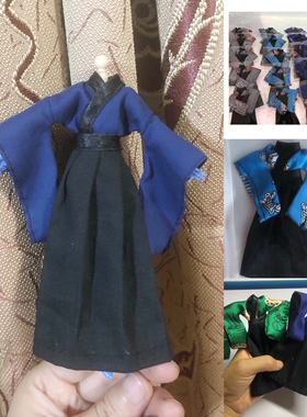 现货12分古风印花寿屋机娘衣服手办汉服武士服裙子两件套装接定做