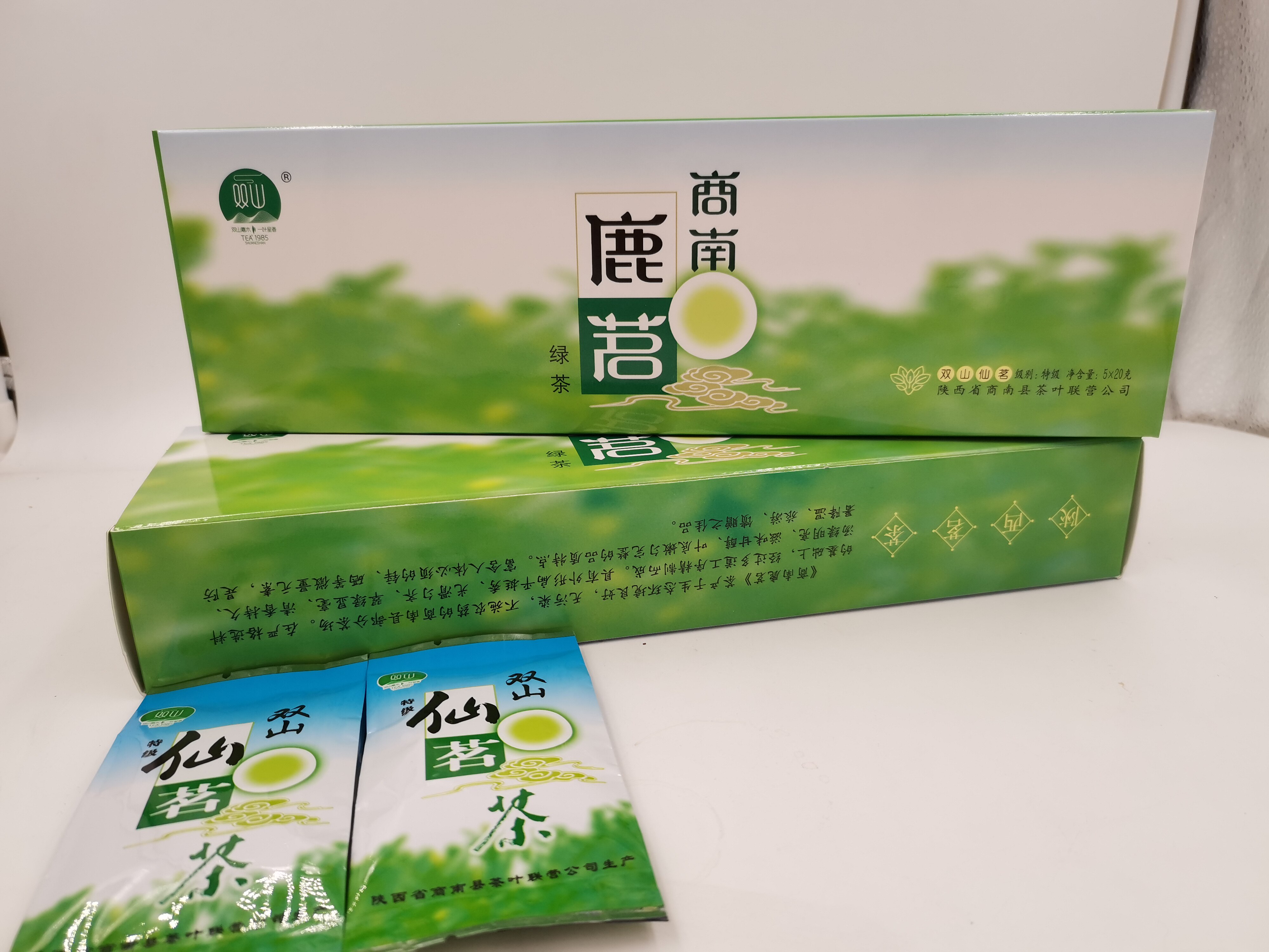 新茶双山仙茗商南鹿茗陕西特产茶叶联营公司100g条装
