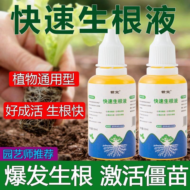 快速生根液植物通用强力生根粉扦插水培多肉营养液移栽壮苗生根剂