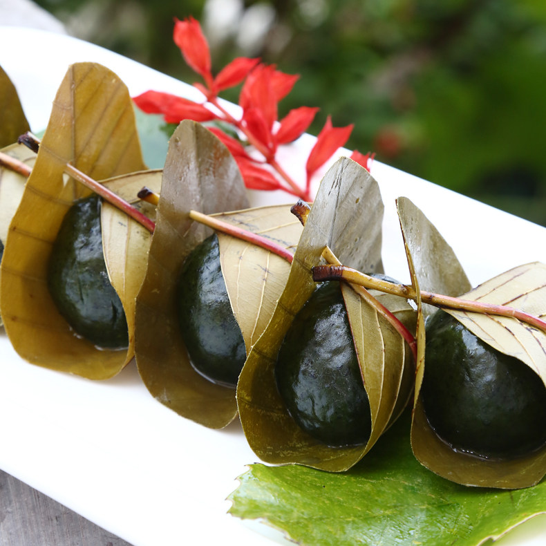 湖南湘西特产农家蒿子粑粑新鲜艾草糍粑艾叶糯米青团手工清明果