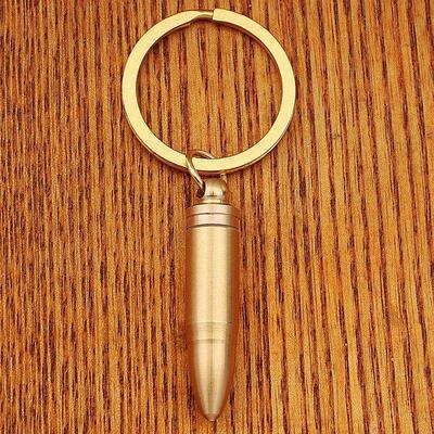 黄铜钥匙扣子弹头快递小刀挂件拆快递小刀葫芦挂件饰品金属工艺品
