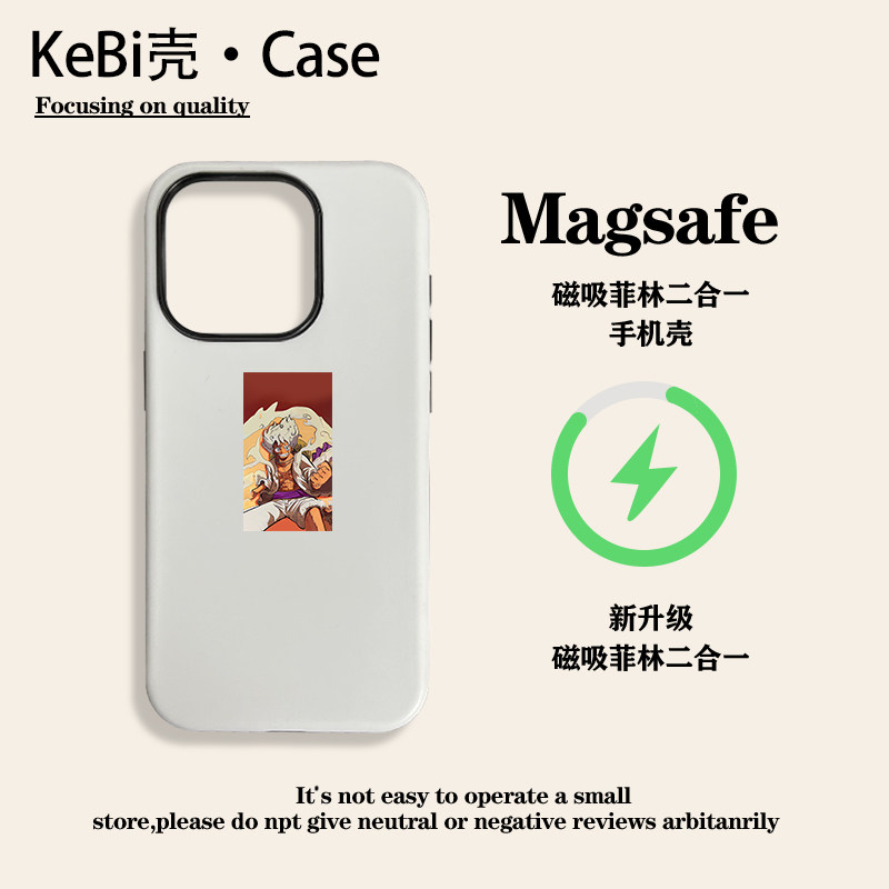 尼卡路飞适用iphone16手机壳卡通艺术苹果15promax手机壳12/13/14pro菲林壳创意个性全包防摔动漫简约11