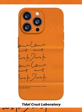 橙色陪你度过漫长岁月菲林二合一壳适用苹果17nova14华为p70mate60小米15opporen14ovivo荣耀300iPhone16