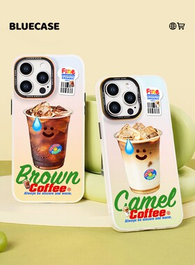 适用于趣味冰美式iPhone16promax苹果17小米15/14华为mate70p70拿