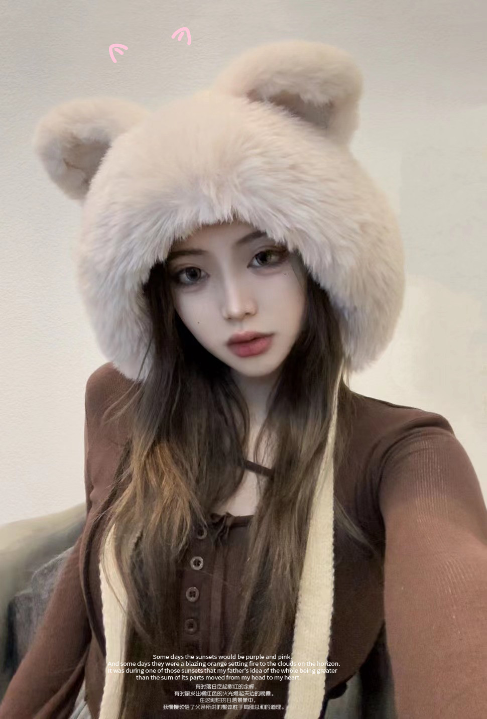 狐狸耳朵帽子女冬天甜美可爱针织毛线雷锋帽加绒厚保暖东北蒙古帽,服饰配件/皮带/帽子/围巾,帽子,淘宝优惠券,粉丝福利购,淘宝优惠卷