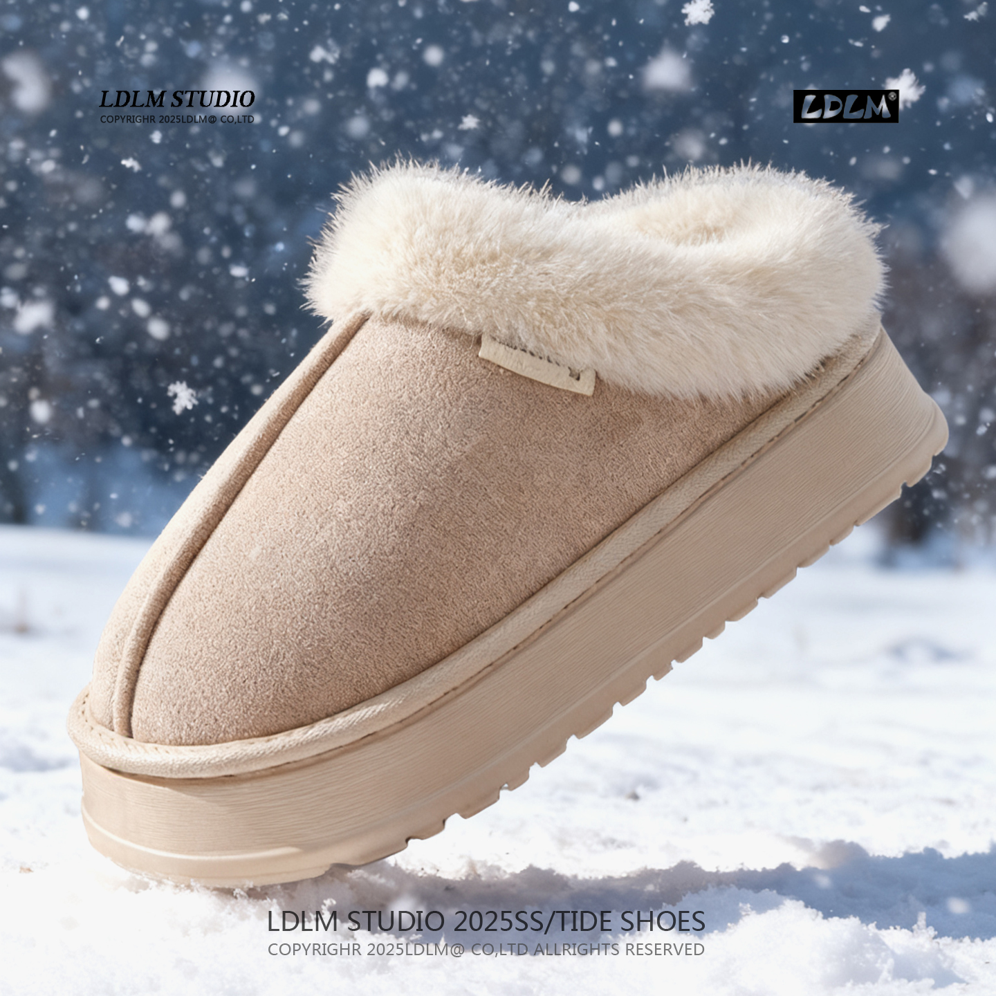 棉拖鞋厚底防滑外穿包跟保暖加绒