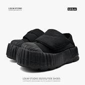 男女6CM轻质厚底增高雪地靴溶解板鞋 两点浪漫25新款 加绒保暖棉鞋