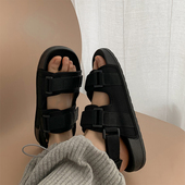 凉拖鞋 鞋 男 潮牌凉鞋 学生休闲室外防滑防水沙滩鞋 子男潮鞋 2023夏季