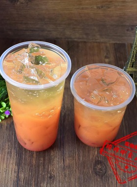 仿真网红橙色气泡水定制水果茶奶茶店装饰摆设饮品食物食品模型假