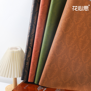 花心思复古巴洛克鲜花包装 纸G家印花纸包花纸玫瑰花束diy花艺花店