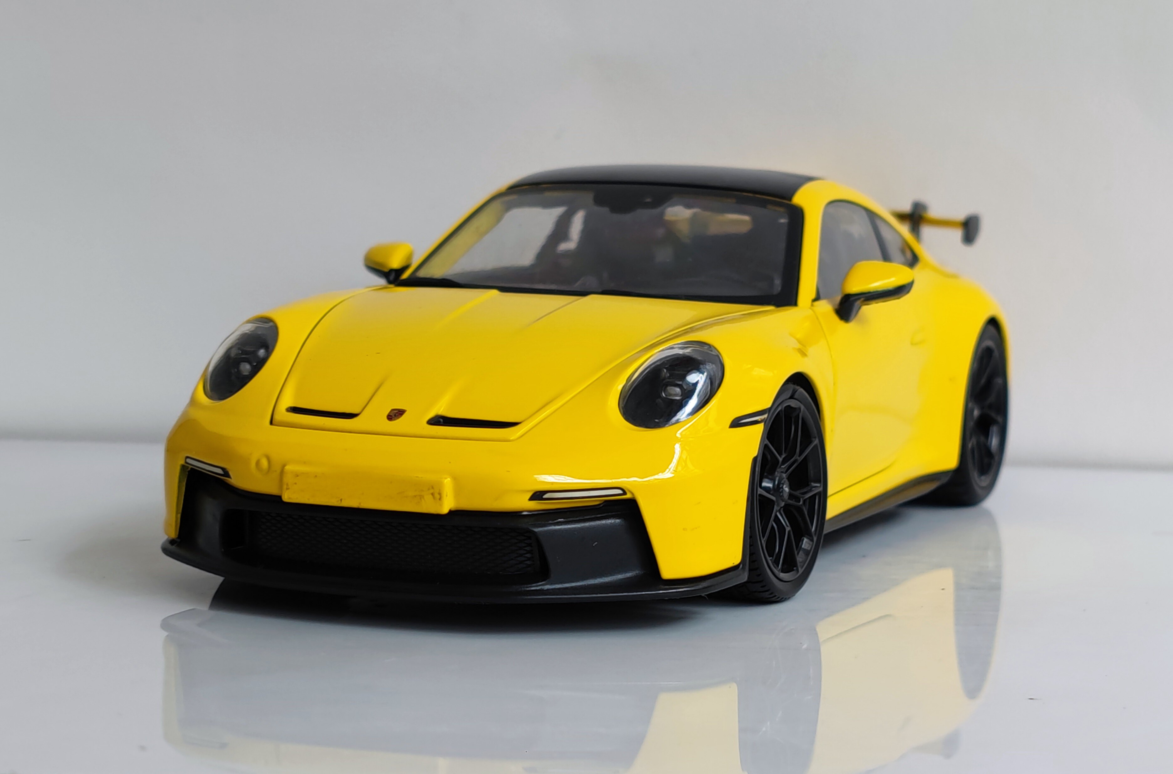 1 18美驰图保时捷911 GT3车模合金仿真汽车模型收藏礼物摆件