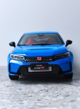 原厂1:18 普迪本田思域 车模 TYPE R  FL5 新款 合金仿真汽车模型