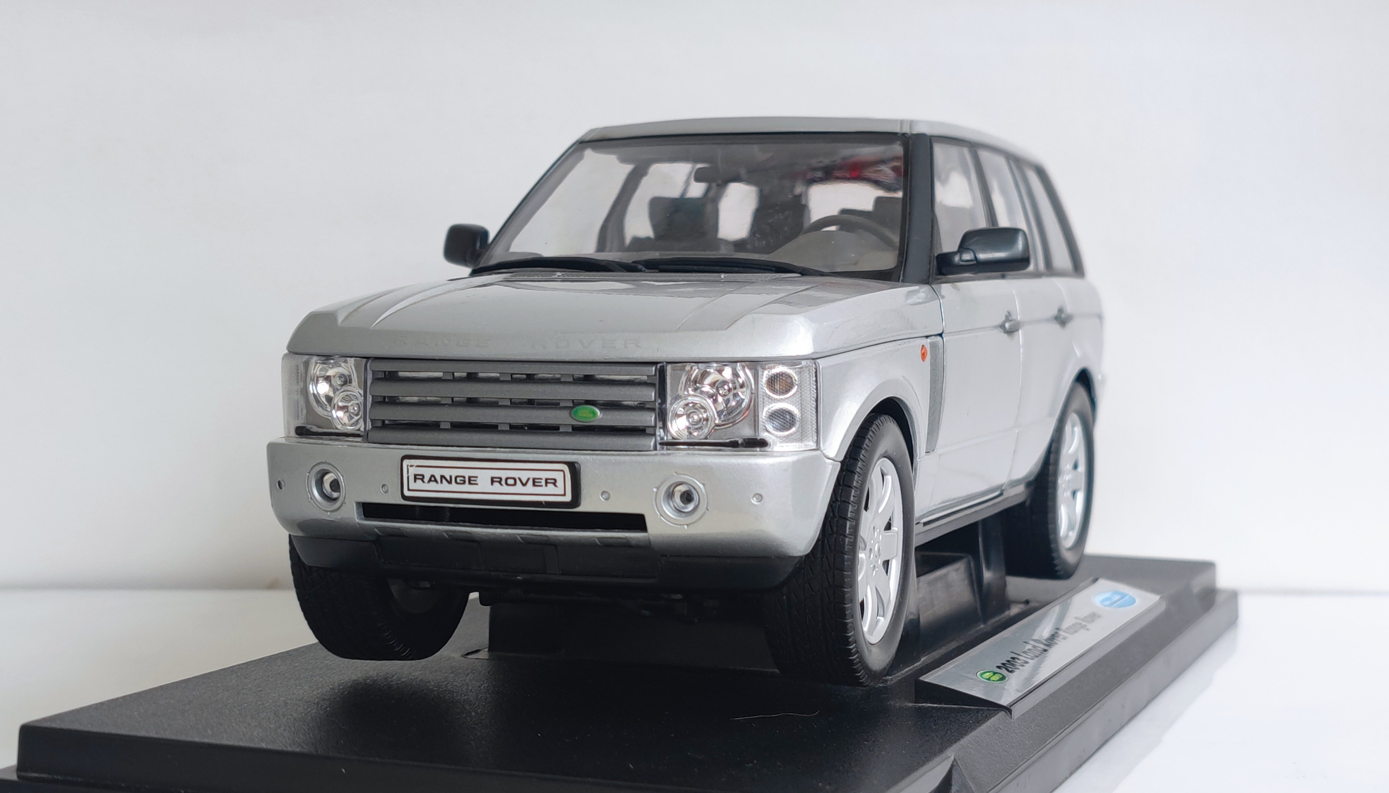 威利1:18老款 三代路虎揽胜原厂汽车模型收藏 2003款路虎揽胜车模