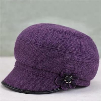 帽子女款2025新款老年人保暖中年妈妈冬天毛线针织帽加绒加厚棉帽