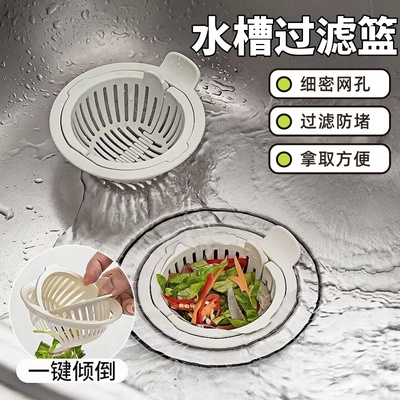 新款水槽过滤篮厨房下水道防堵网