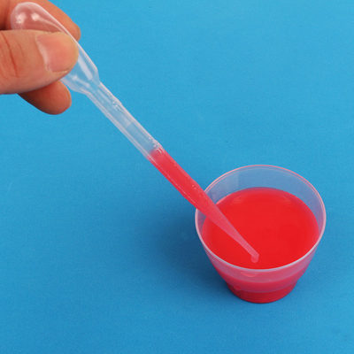 吹画滴管塑料刻度幼教幼儿园科学实验器材料塑料配色滴画玩具吸管