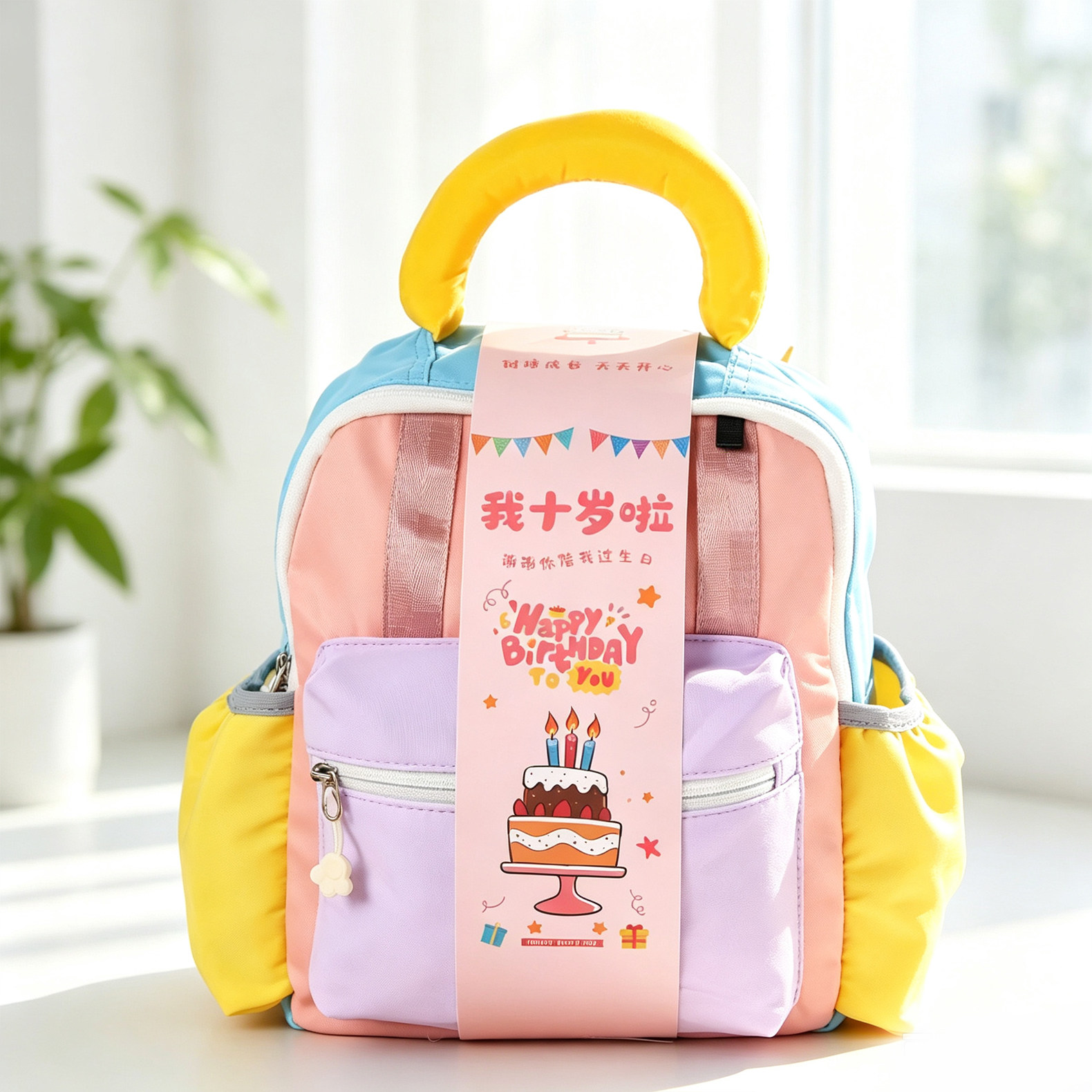 生日伴手礼袋背包回礼盒空袋子图片