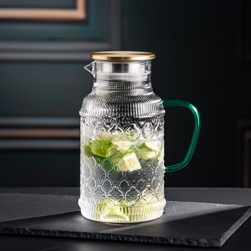 波昂耐热玻璃复古中国风水壶套装