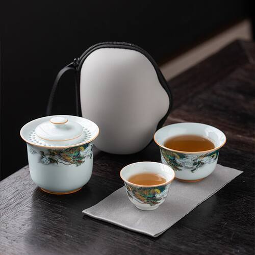 旅行茶具套装户外便携式快客杯