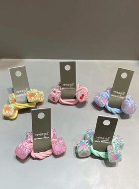 5.11韩国东大门bebeprince儿童发饰甜美可爱水果方块发绳发圈