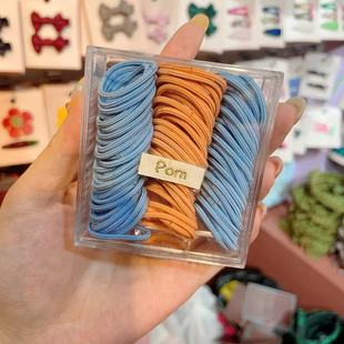 9.24韩国pom新款2025儿童彩色拇指圈套组迷你发绳